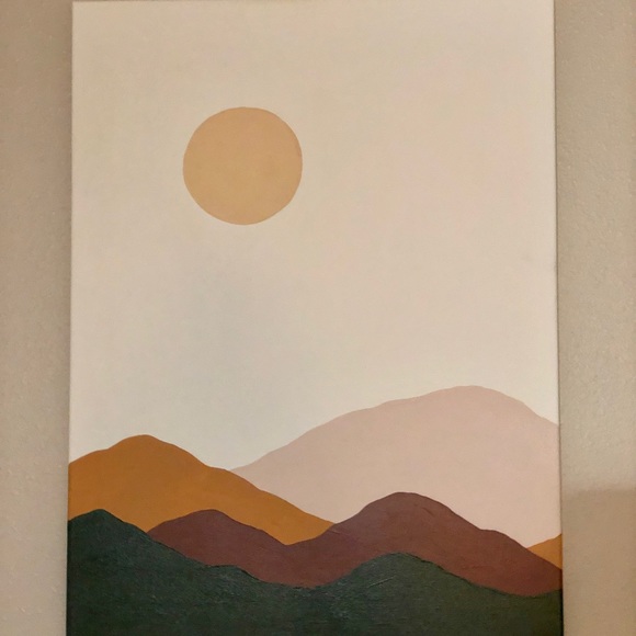 3 Piece Modern Western Desert Paintings - SET - Home Decor - Art - Picture 4 of 6